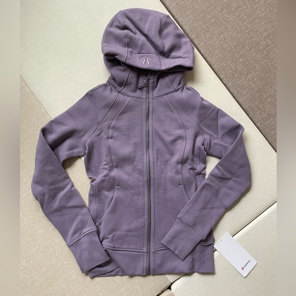 lululemon athletica Tops - Lululemon Scuba Full-Zip Hoodie - Purple Ash